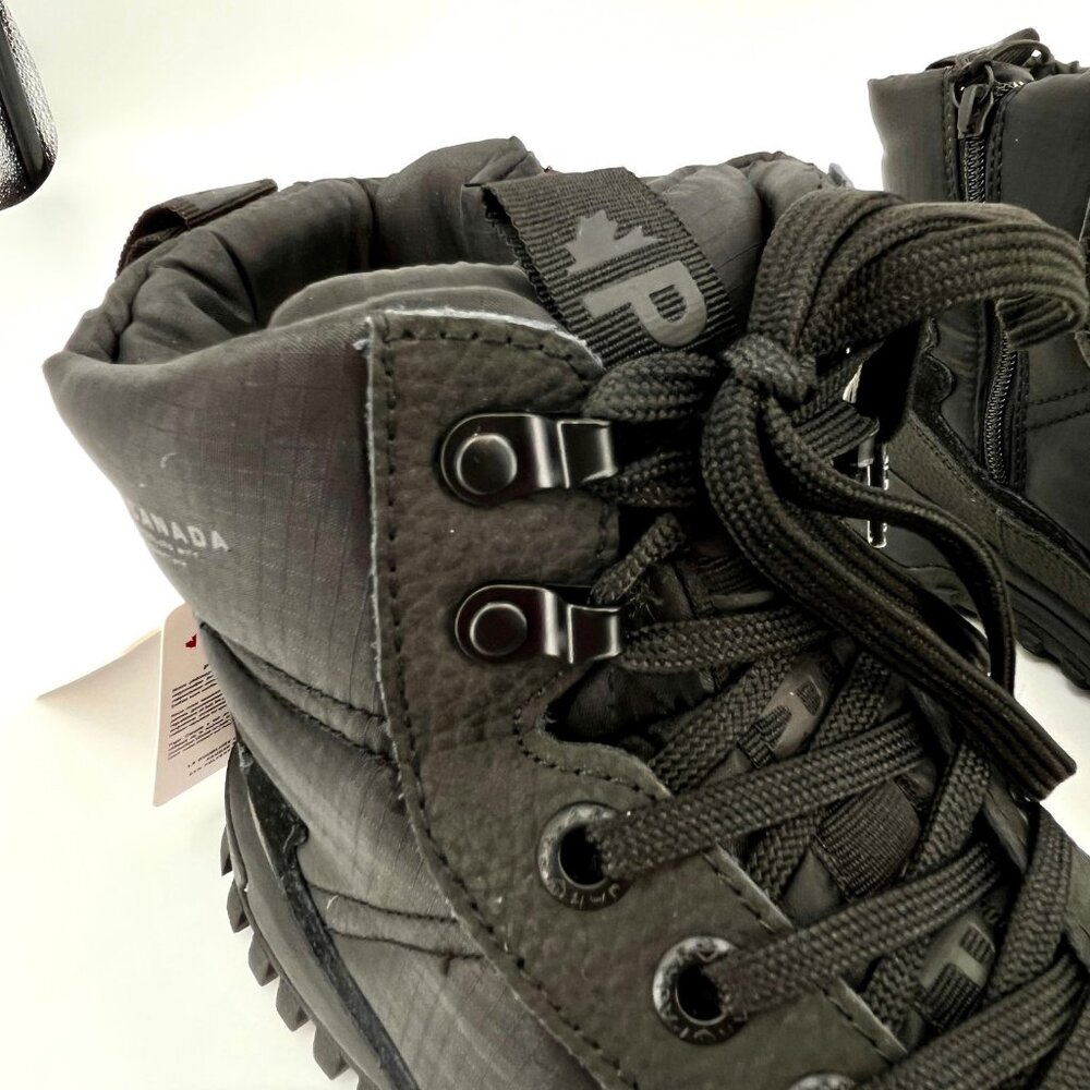 Pajar Fero 2.0 Boot Size 9.5M Black Waterproof Nylon Leather Winter Snow Boot - Picture 10 of 16